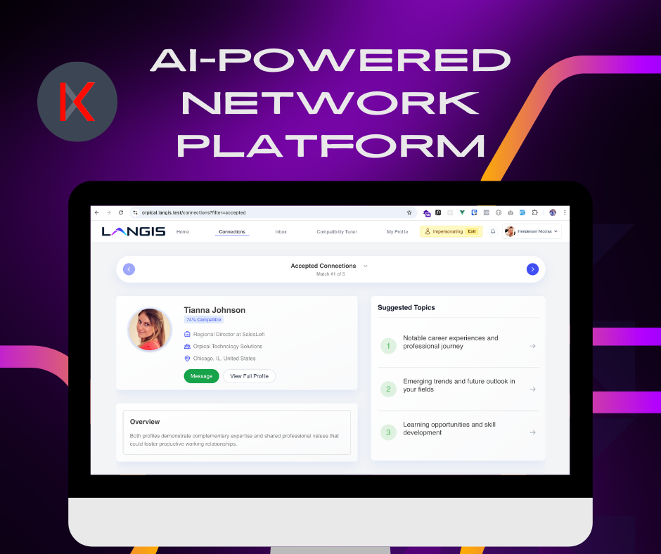 Langis — AI Networking Platform
