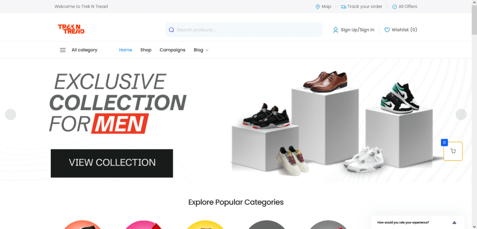 TrekNTread — Multi-Vendor Platform
